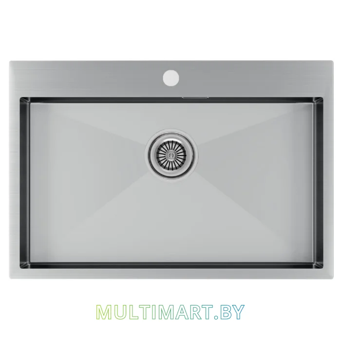 Кухонная мойка Paulmark Kroner PM217551-BS (нержавеющая сталь)